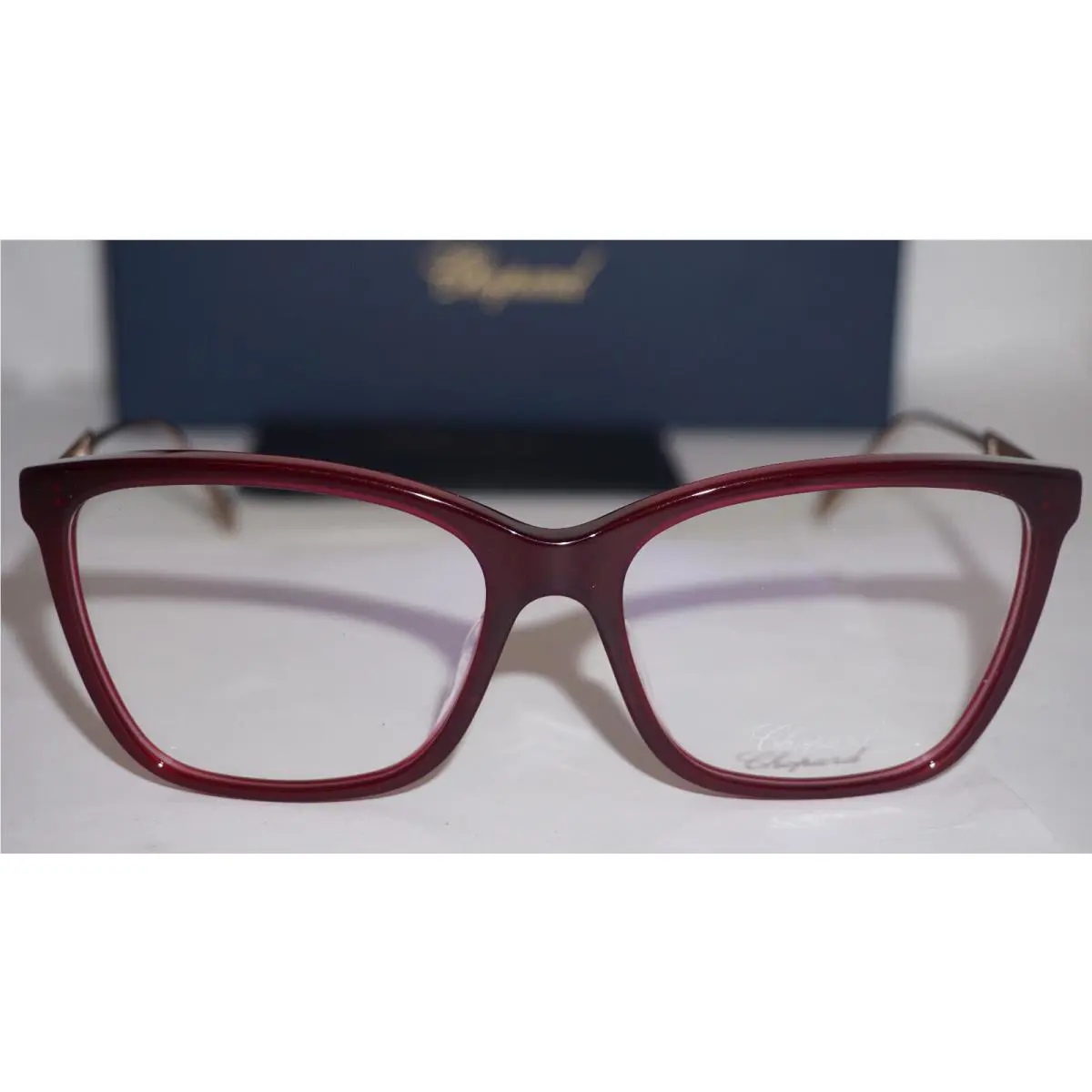 Chopard Eyeglasses Burgundy Gold Pattern VCH254 0849 54 16 135