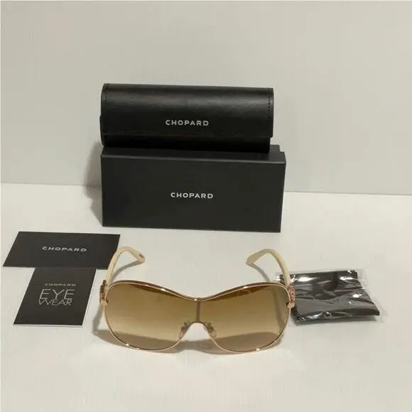 Chopard Woman’s Sunglasses SCHC25S 8FC Butterfly Made in Italy