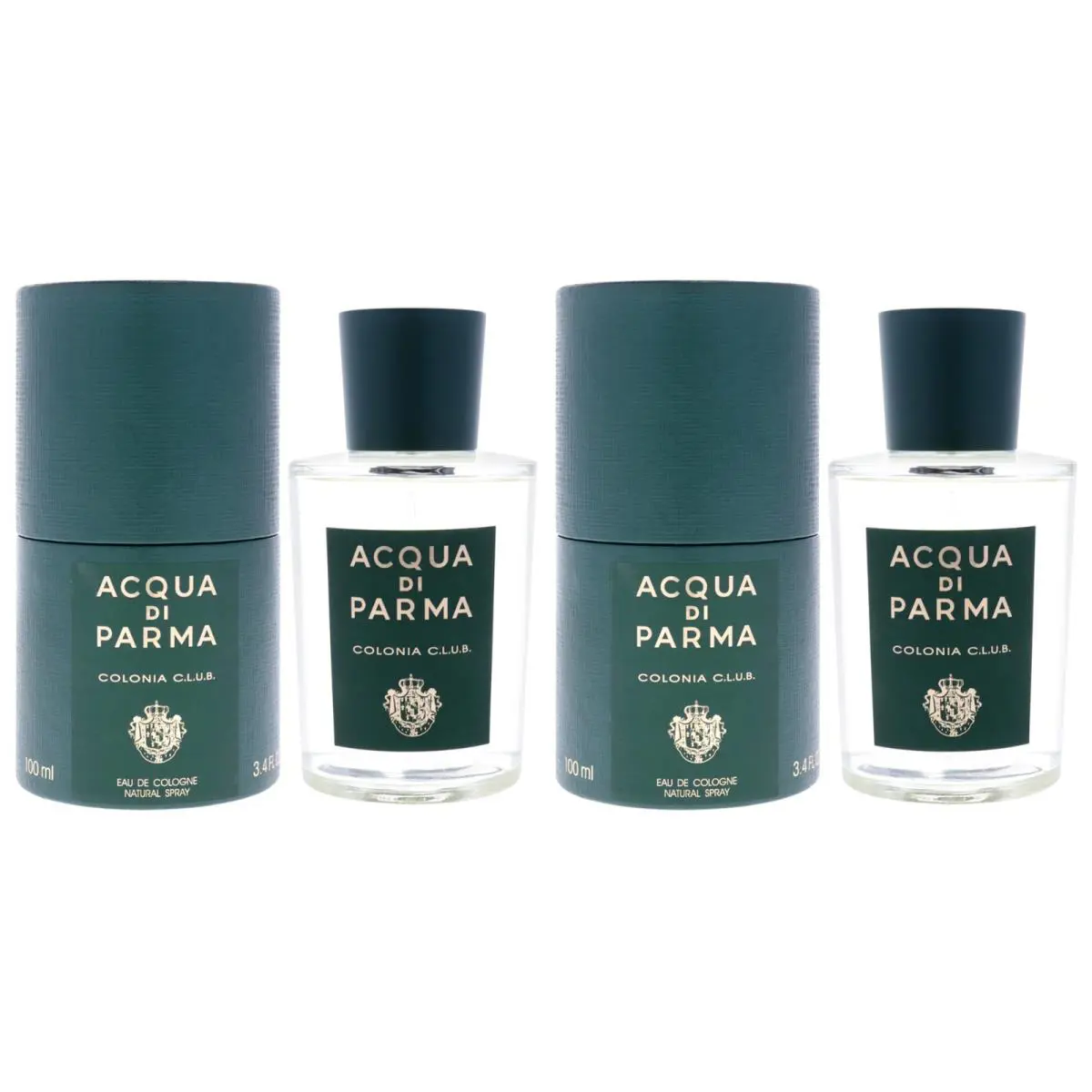 Colonia Club by Acqua Di Parma For Men - 3.4 oz Edc Spray - Pack of 2