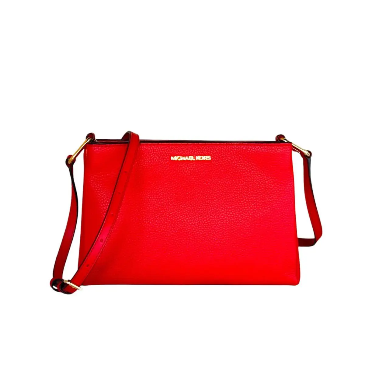 Michael Kors Trisha Triple Compartment Shoulder Crossbody Bag 35H1G9TC8L Rose