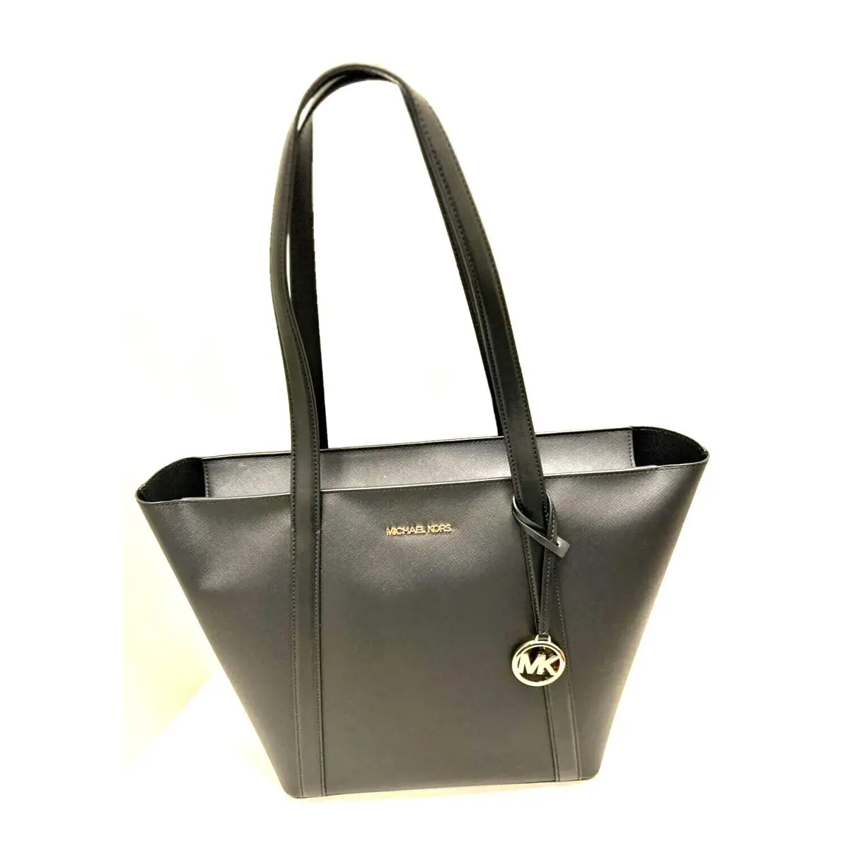 Michael Kors Jet Set Large Double Zip Phone Case Holder Wristlet Wallet - Dusk