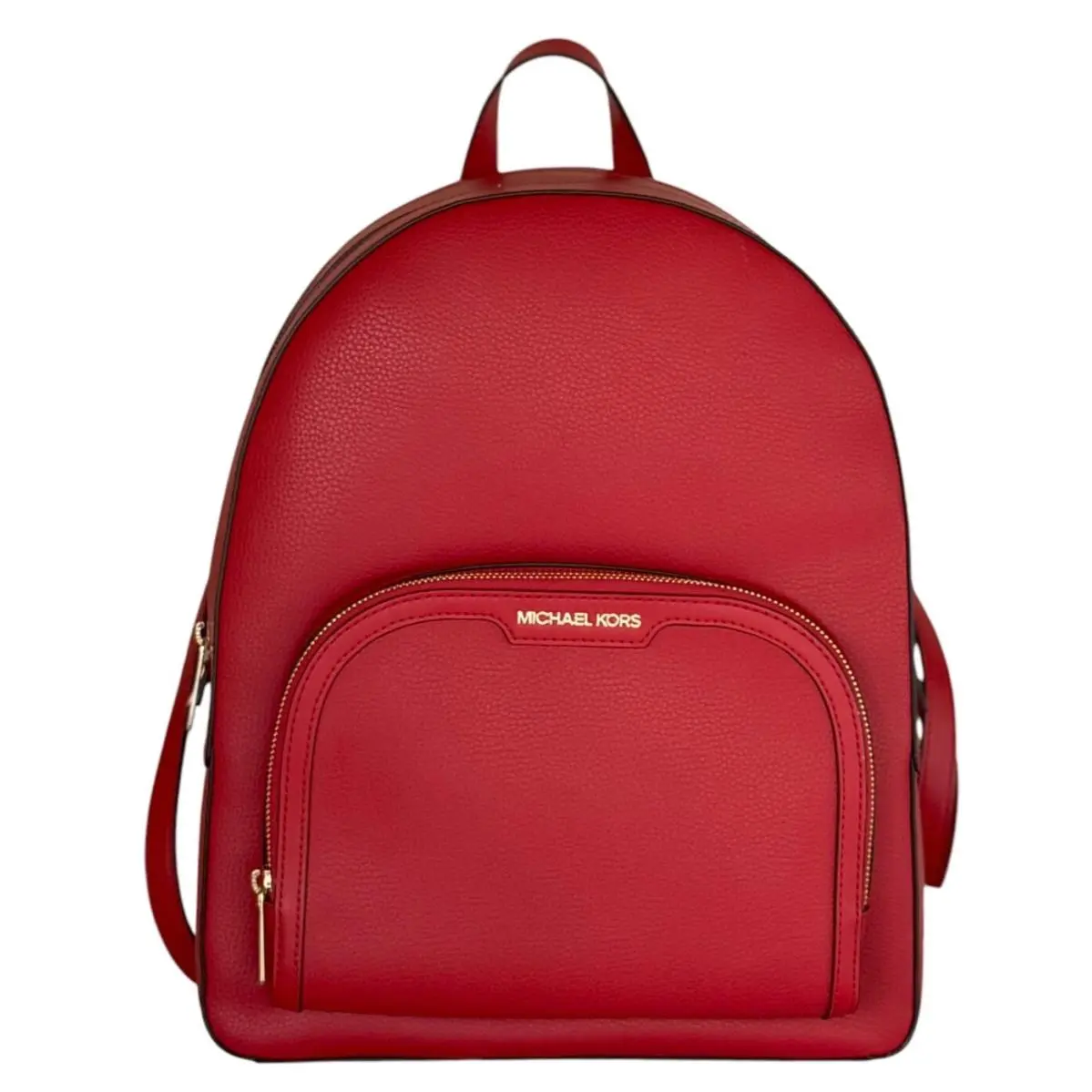 Michael Kors Jaycee Large Zip Pocket Backpack Bright Red
