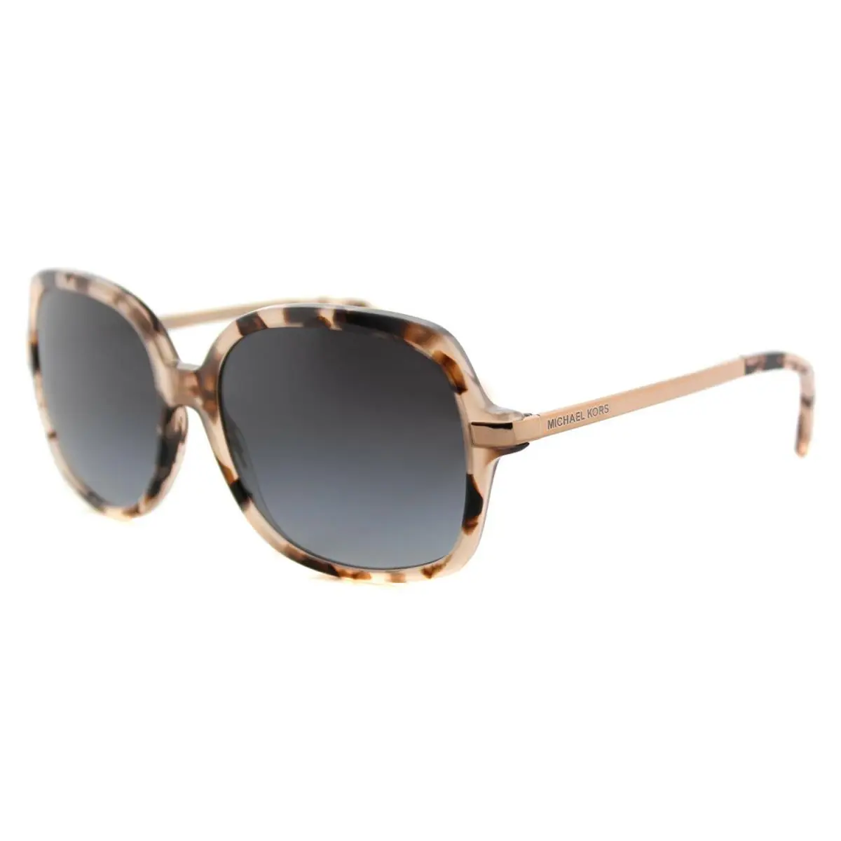 Michael Kors MK 2024 316213 Adrianna II Pink Tort Sunglasses Grey Lens