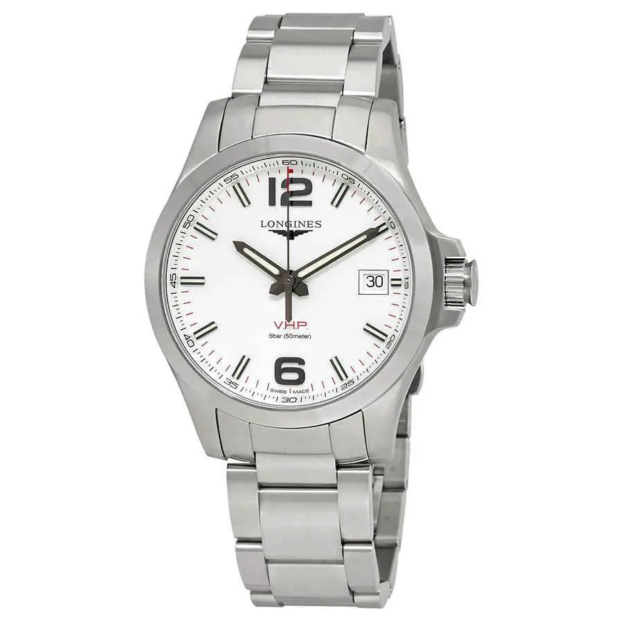 Longines Conquest V.h.p. Silver Dial Men`s Watch L3.716.4.76.6