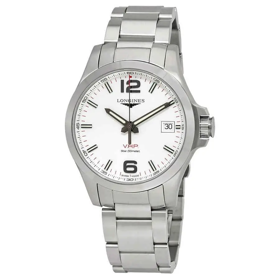 Conquest V.h.p. Silver Dial Men`s Watch L3.716.4.76.6 by Longines