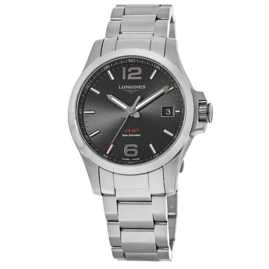 Conquest V.h.p. 41mm Black Dial Men`s Watch L3.716.4.56.6 by Longines