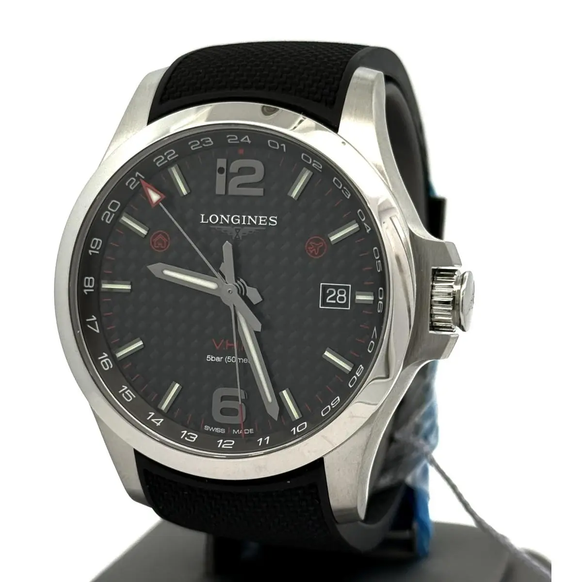 Conquest V.h.p. Men`s Watch 43mm L3.728.4.66.9 L37284669 S16783 by Longines