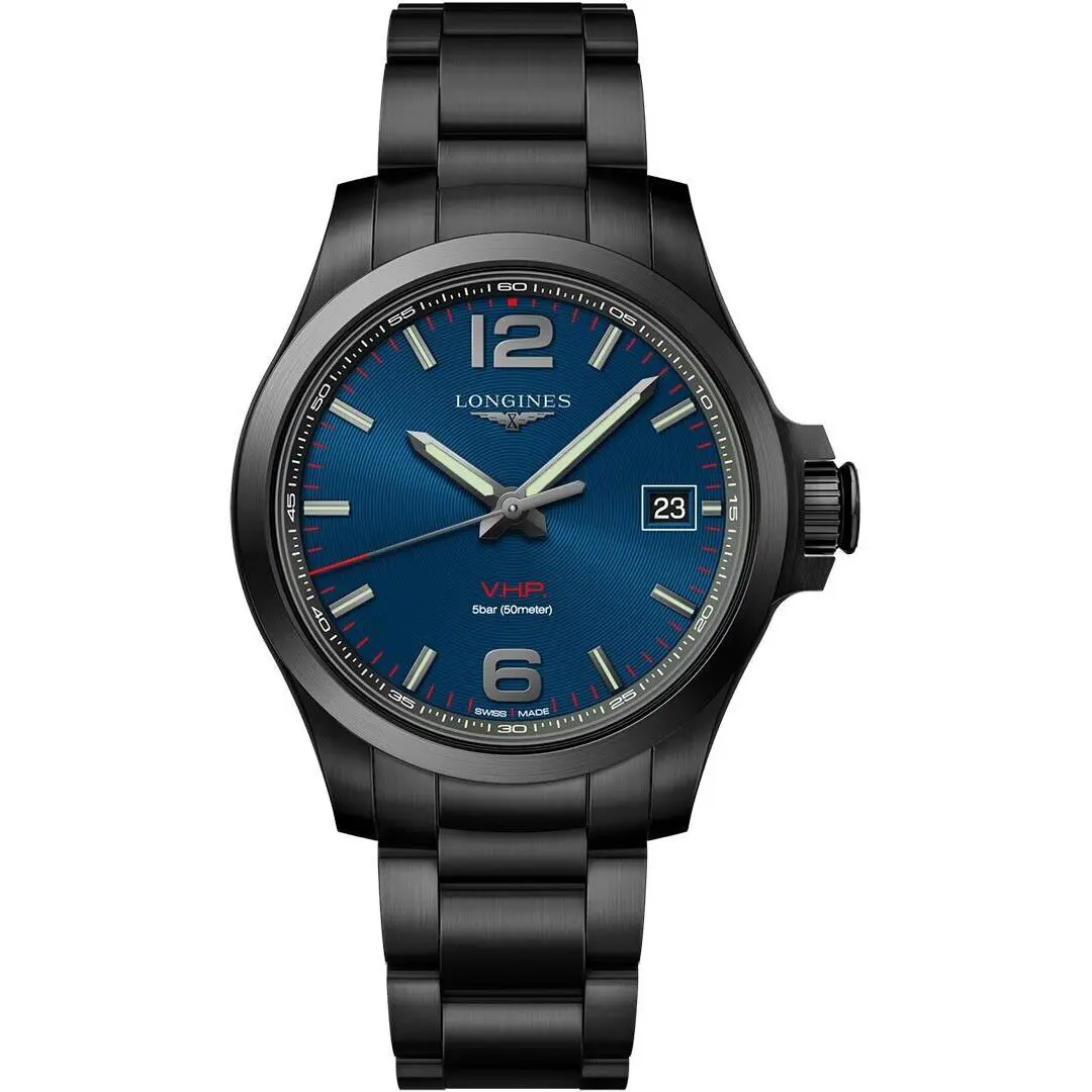 Longines Conquest V.h.p. 41mm Blue Men`s Watch L3.716.2.96.6