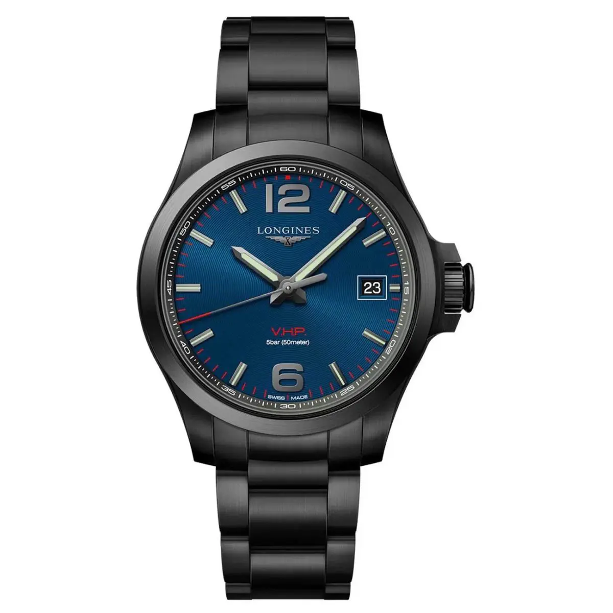Longines Conquest V.h.p. 41mm Blue Men`s Watch L3.716.2.96.6
