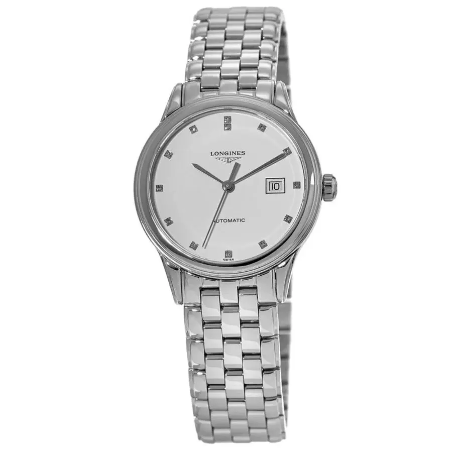 Flagship Automatic White Mother of Women`s Watch L4.374.4.27.6 by Longines