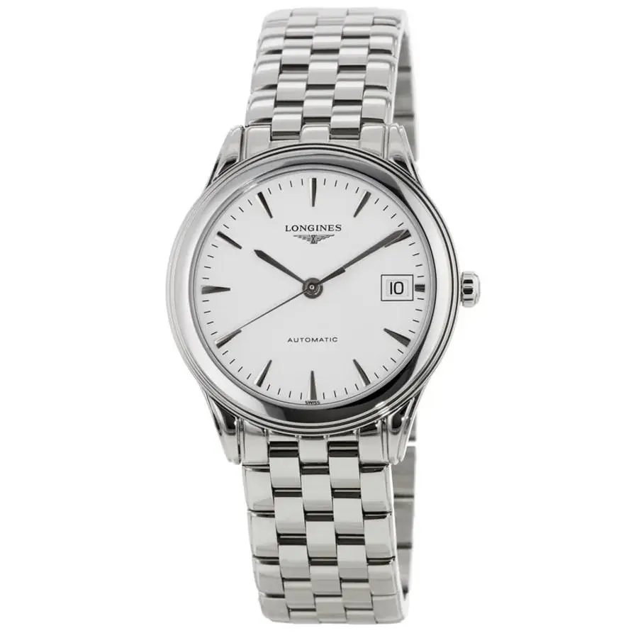 Flagship Automatic White Dial Unisex Watch L4.774.4.12.6 by Longines