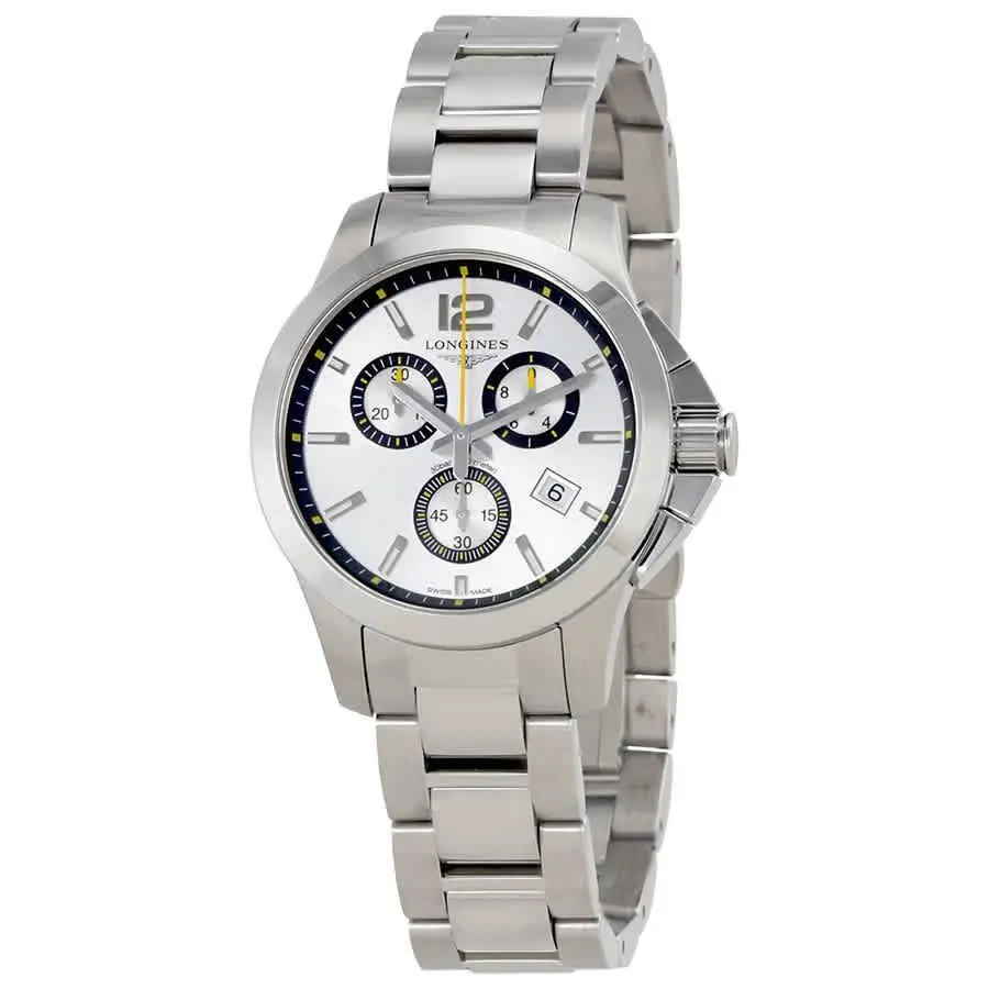 Longines Conquest Chronograph Silver Dial Watch L33794786