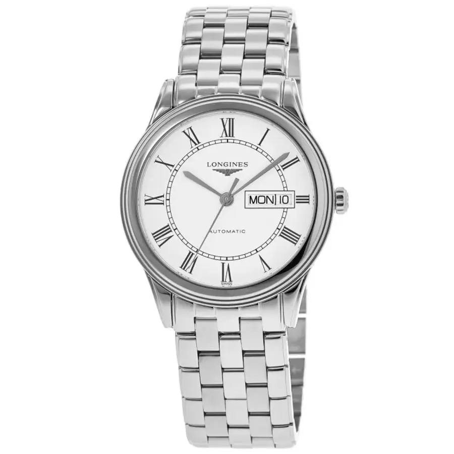 Longines Flagship Automatic White Dial Stainless Men`s Watch L4.899.4.21.6