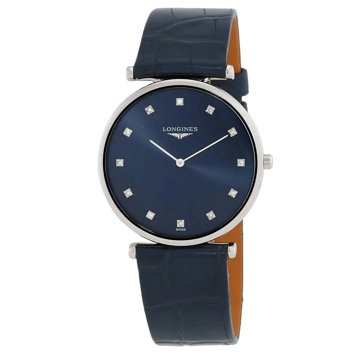 La Grande Classique Quartz Diamond Blue Dial Ladies Watch L4.709.4.97.2 by Longines
