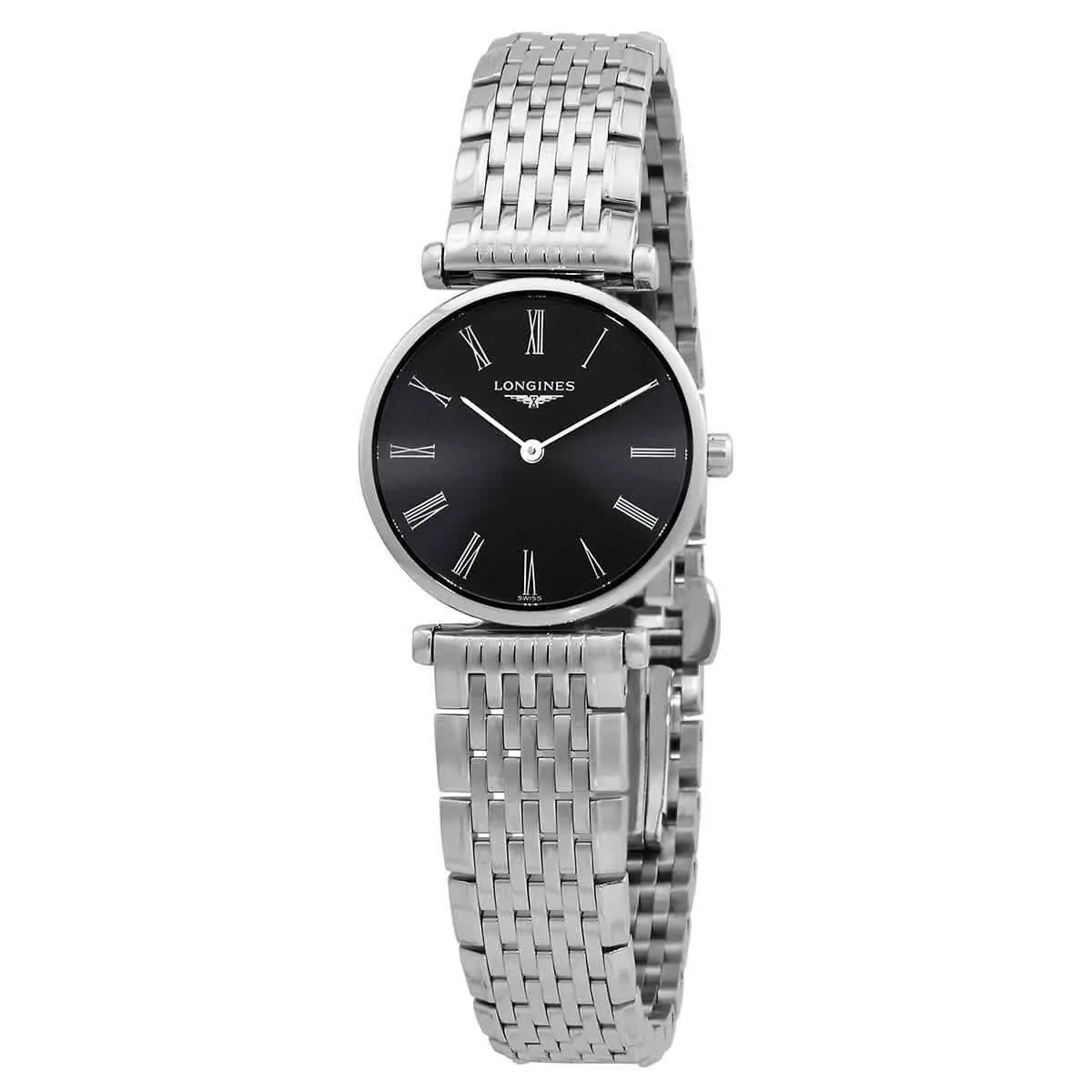 La Grande Black Dial Stainless Steel Unisex Watch L42094516 by Longines