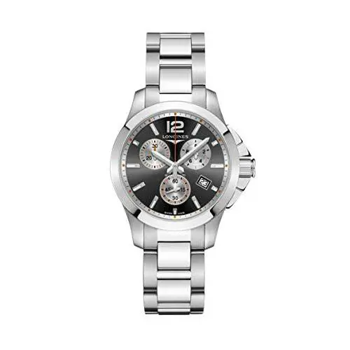 Conquest Quartz Black Dial Men`s Watch L3.379.4.79.6 by Longines