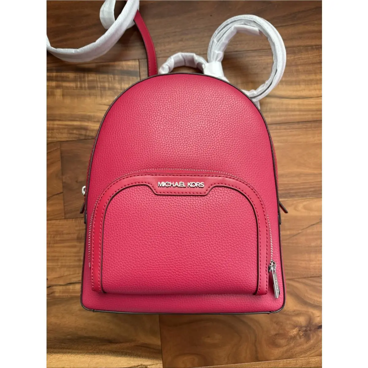 Michael Kors Jaycee Medium Pocket Backpack Dark Raspberry