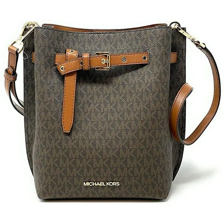Women Lady Small Pvc Messenger Crossbody Purse Handbag Bag Brown MK by Michael Kors