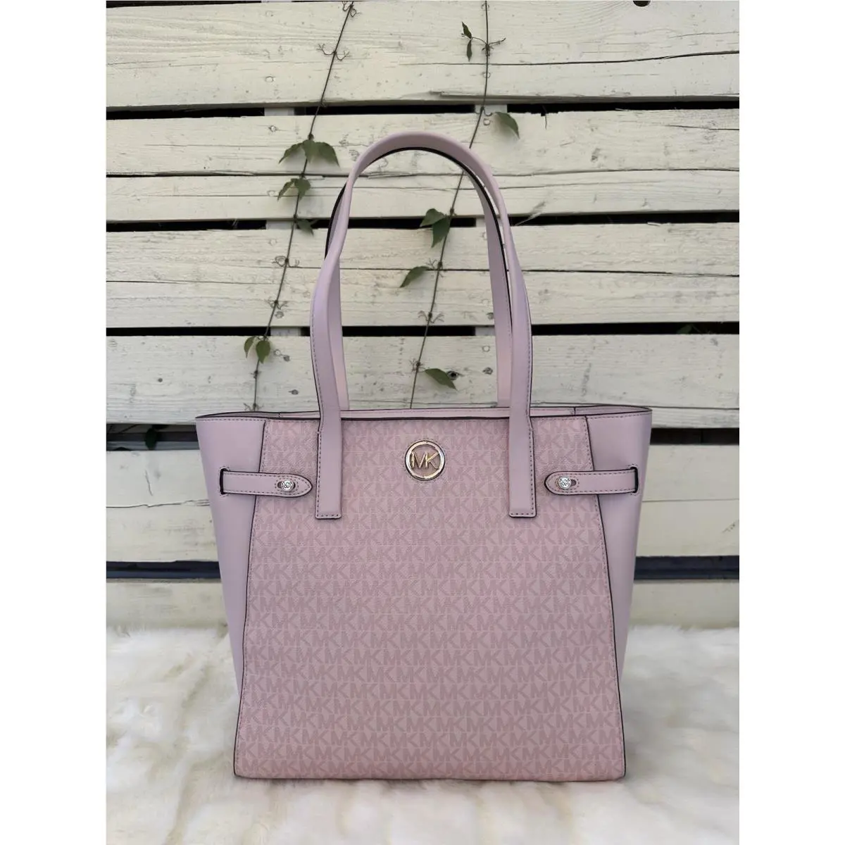 Michael Kors Carmen Large NS Tote Dark Powder Blush
