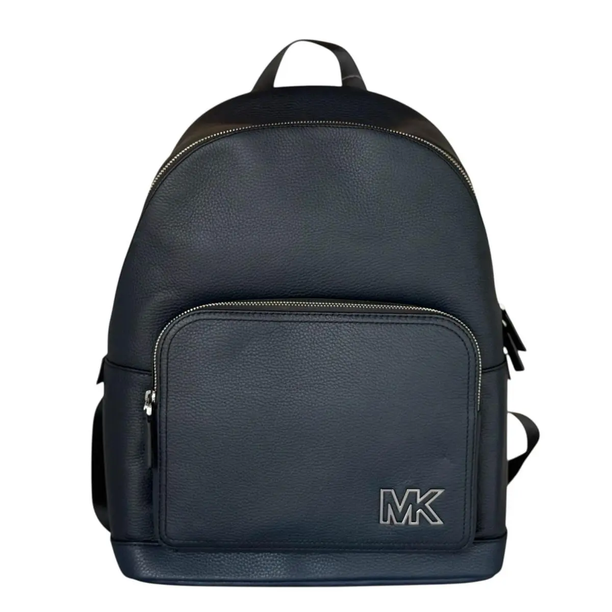 Michael Kors Copper Large Commuter Leather Backpack Navy