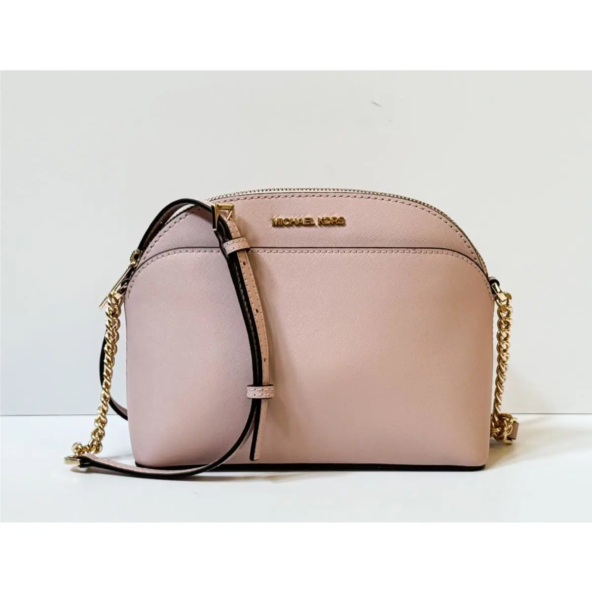 Michael Kors Jet Set Travel Dome Shoulder Crossbody Bag Blossom Pink