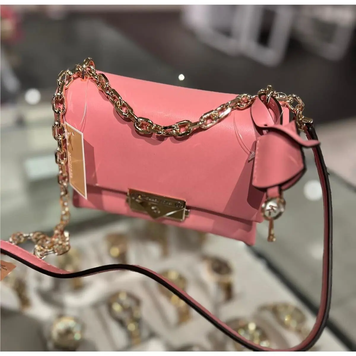 Michael Kors Cece Small Fashion Crossbody Bag Purse Handbag Shoulder Primrose MK
