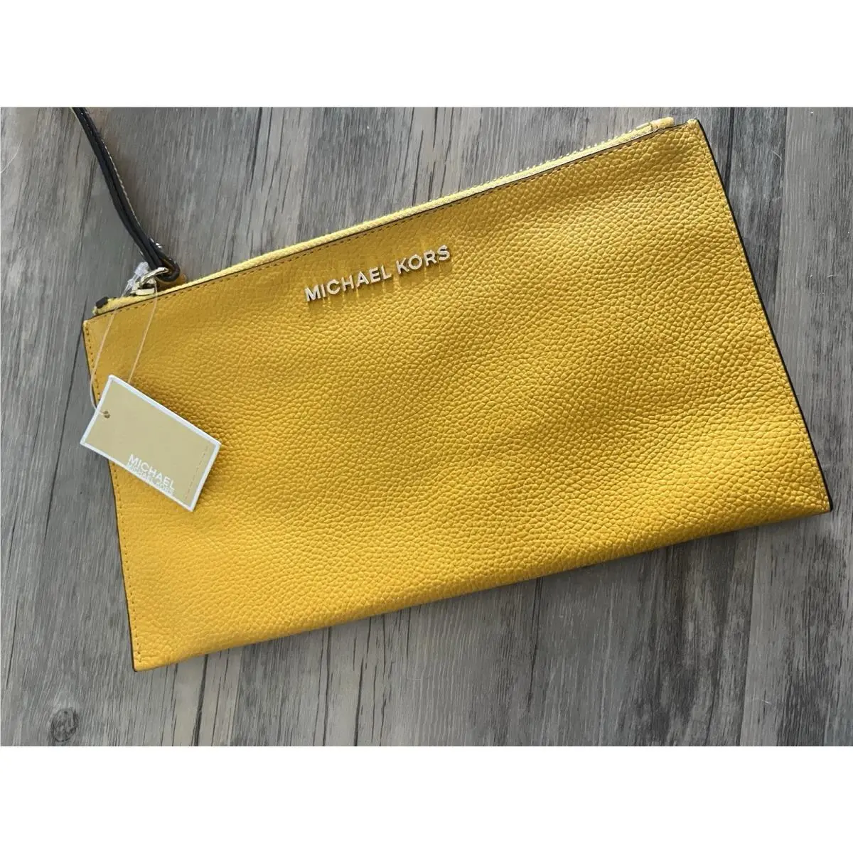 Jet Set Travel Convertible Wristlet Shoulder Mini Bag Yellow Honey by Michael Kors