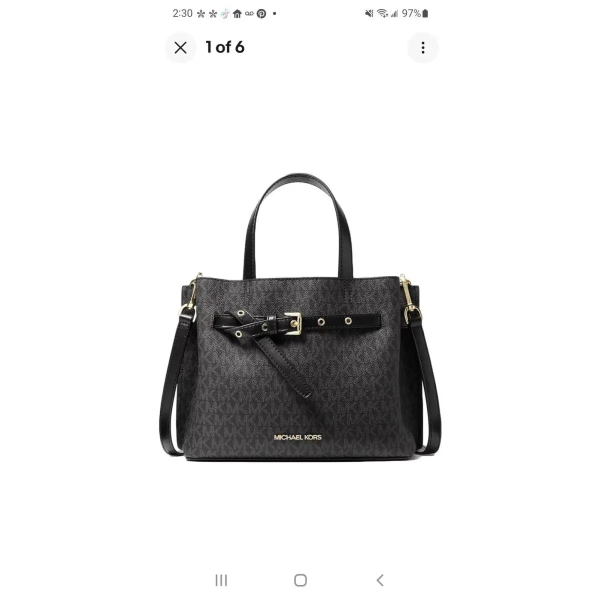 Michael Kors Jet Set Travel Extra-small Saffiano Leather Top-zip Tote Bag
