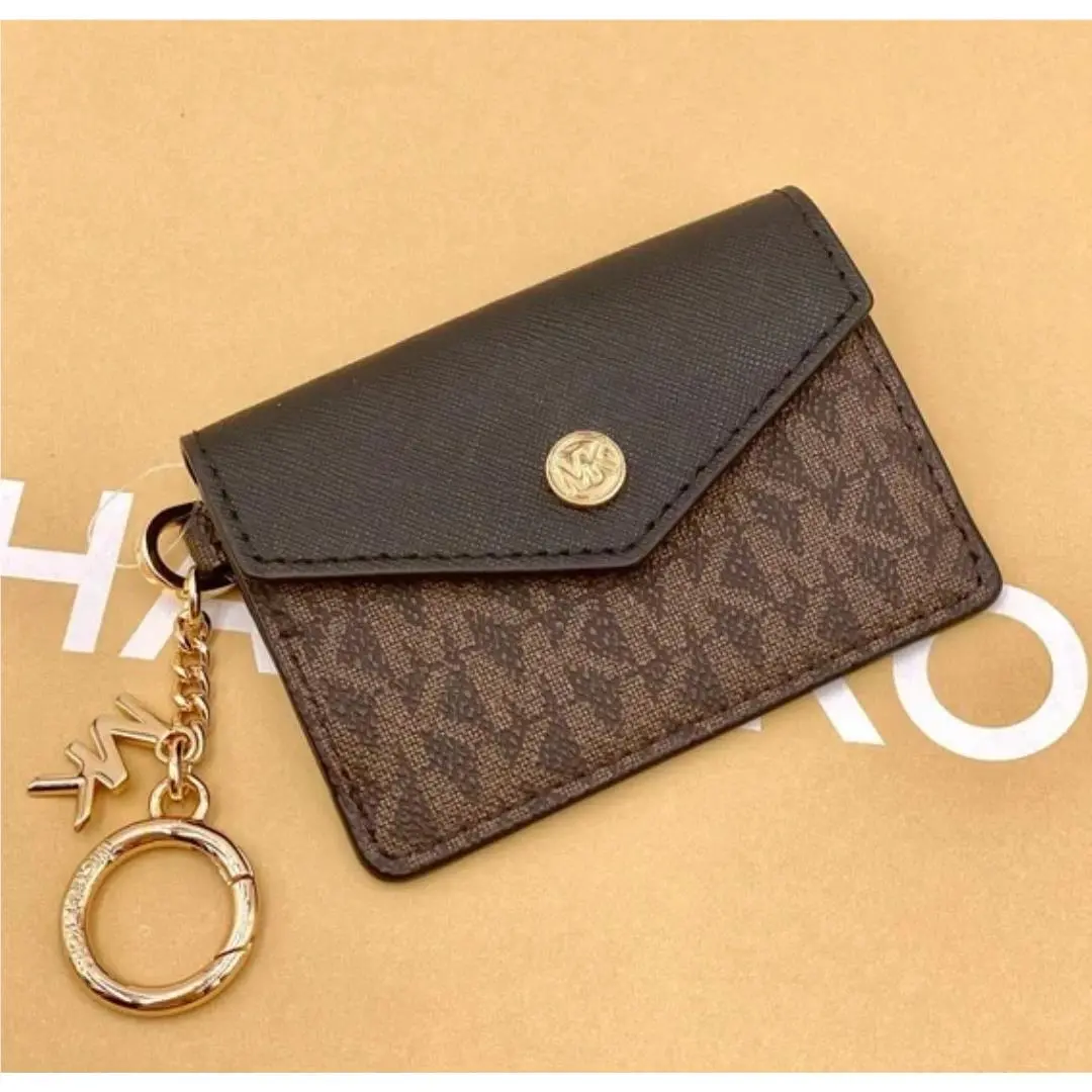 Michael Kors Kala Small Flap Key Ring Card Case Wallet