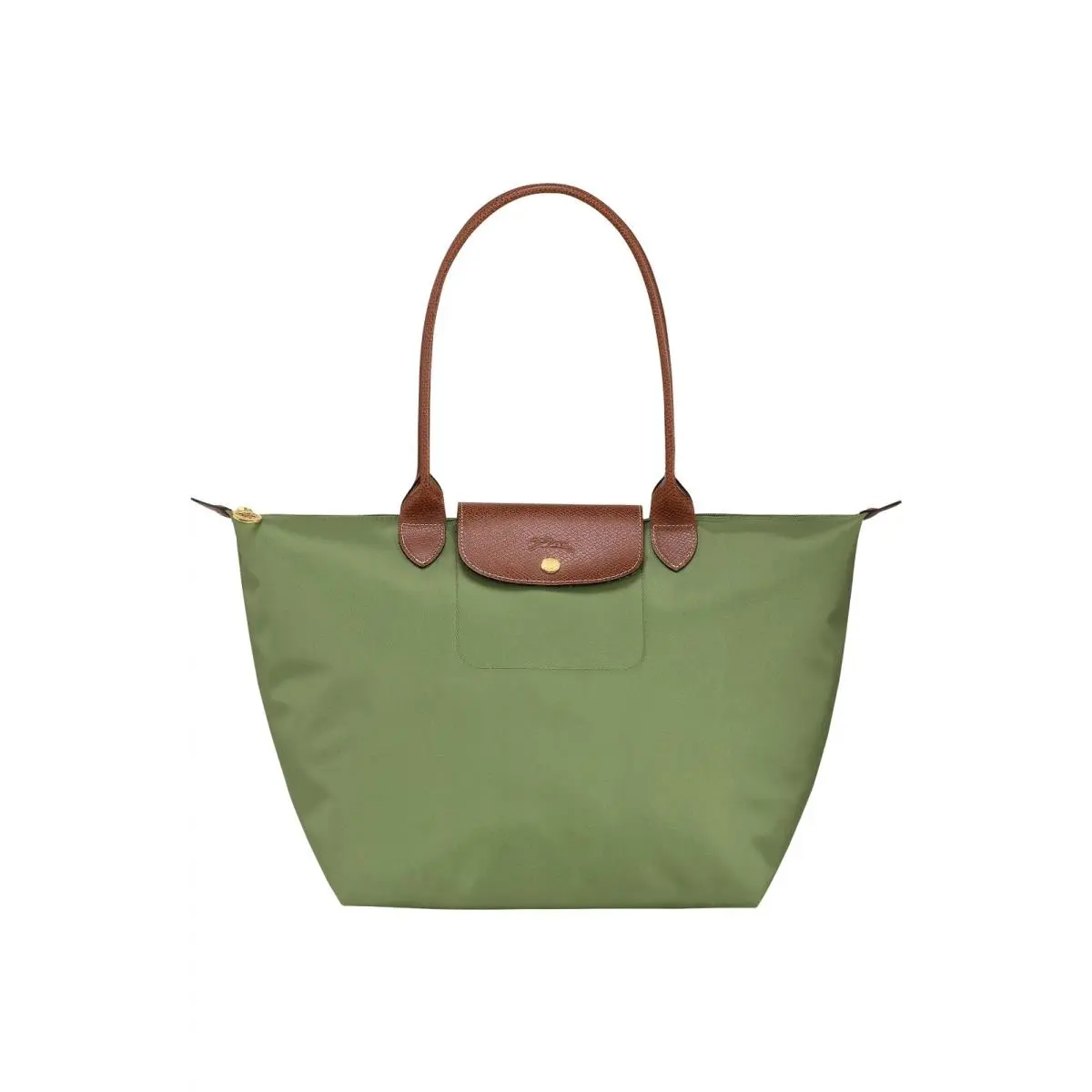 Le Pliage Large Nylon Shoulder Tote 1899089 Multi Colors Lichen by Longchamp