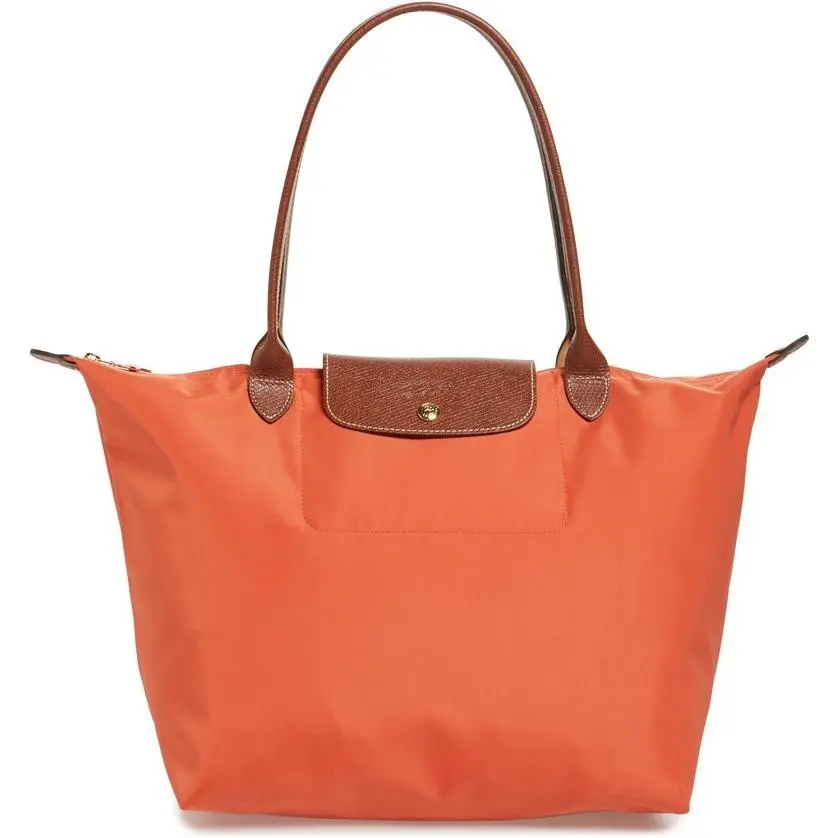 Le Pliage Large Nylon Shoulder Tote 1899089 Multi Colors Orange by Longchamp