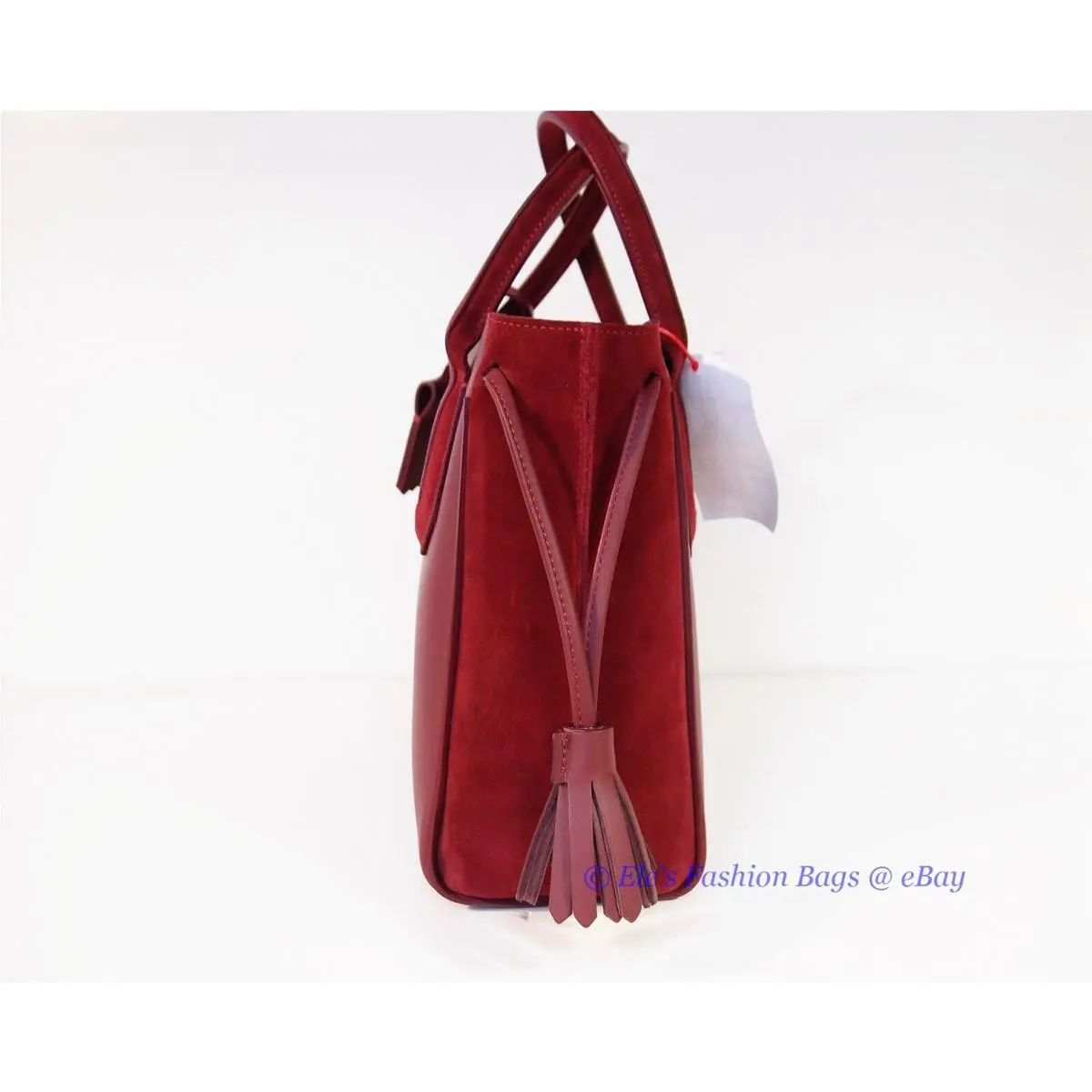 Longchamp  bag   - Leather: Bordeaux, Handle/Strap: Red, Hardware: Gray 13