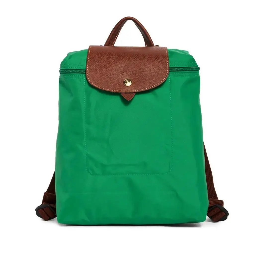 Le Pliage Nylon Foldable Travel Backpack Many Colors Green by Longchamp