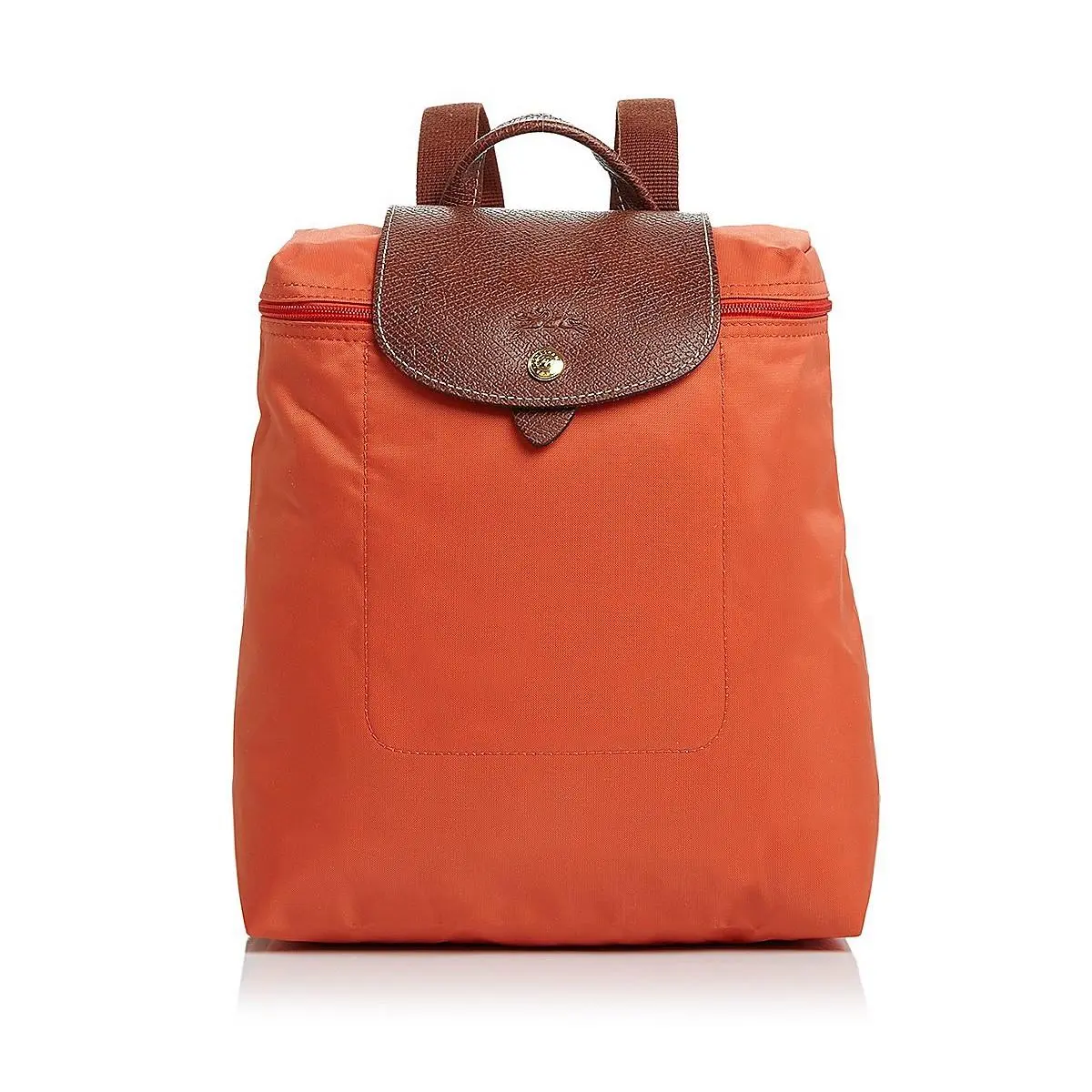 Le Pliage Nylon Foldable Travel Backpack Many Colors Orange by Longchamp