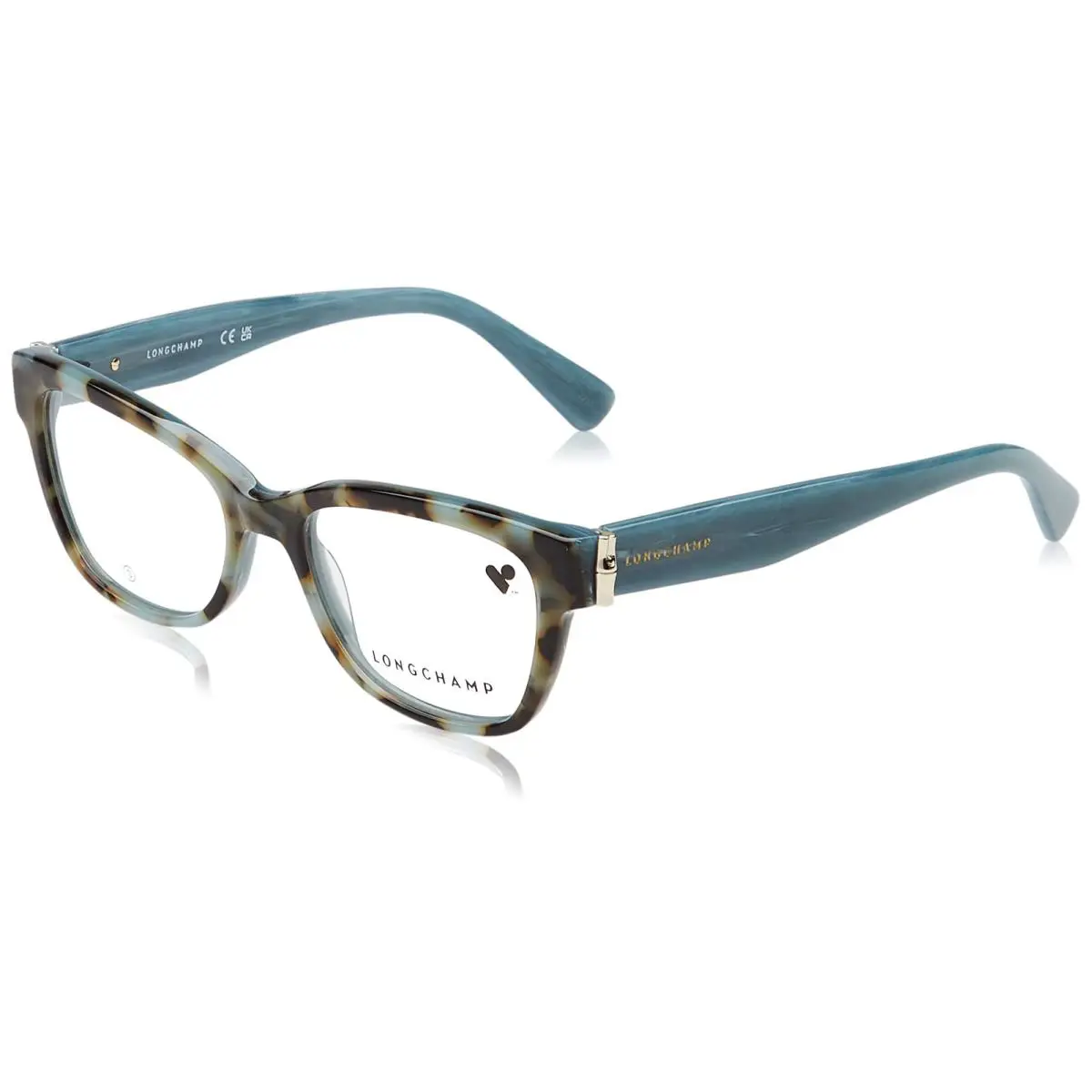 Longchamp LO-2713 404 Aqua Havana Eyeglasses 54/17/140 - Aqua/Havana, Frame: Green