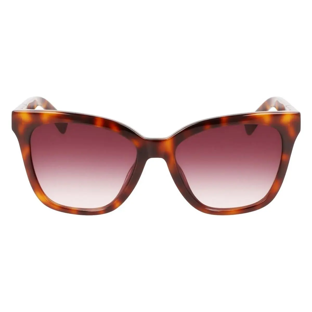 Longchamp LO696S Sunglasses Women Havana Cat Eye 54mm