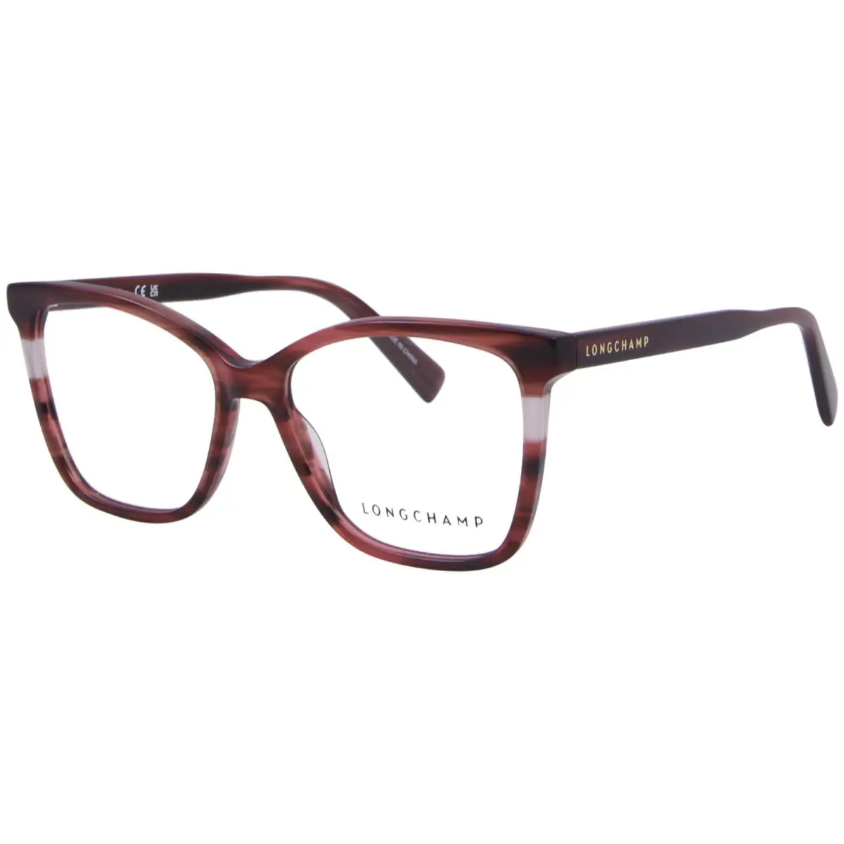 Longchamp LO2741 607 Eyeglasses Frame Women`s Red Full Rim Rectangle Shape 52mm - Frame: Red
