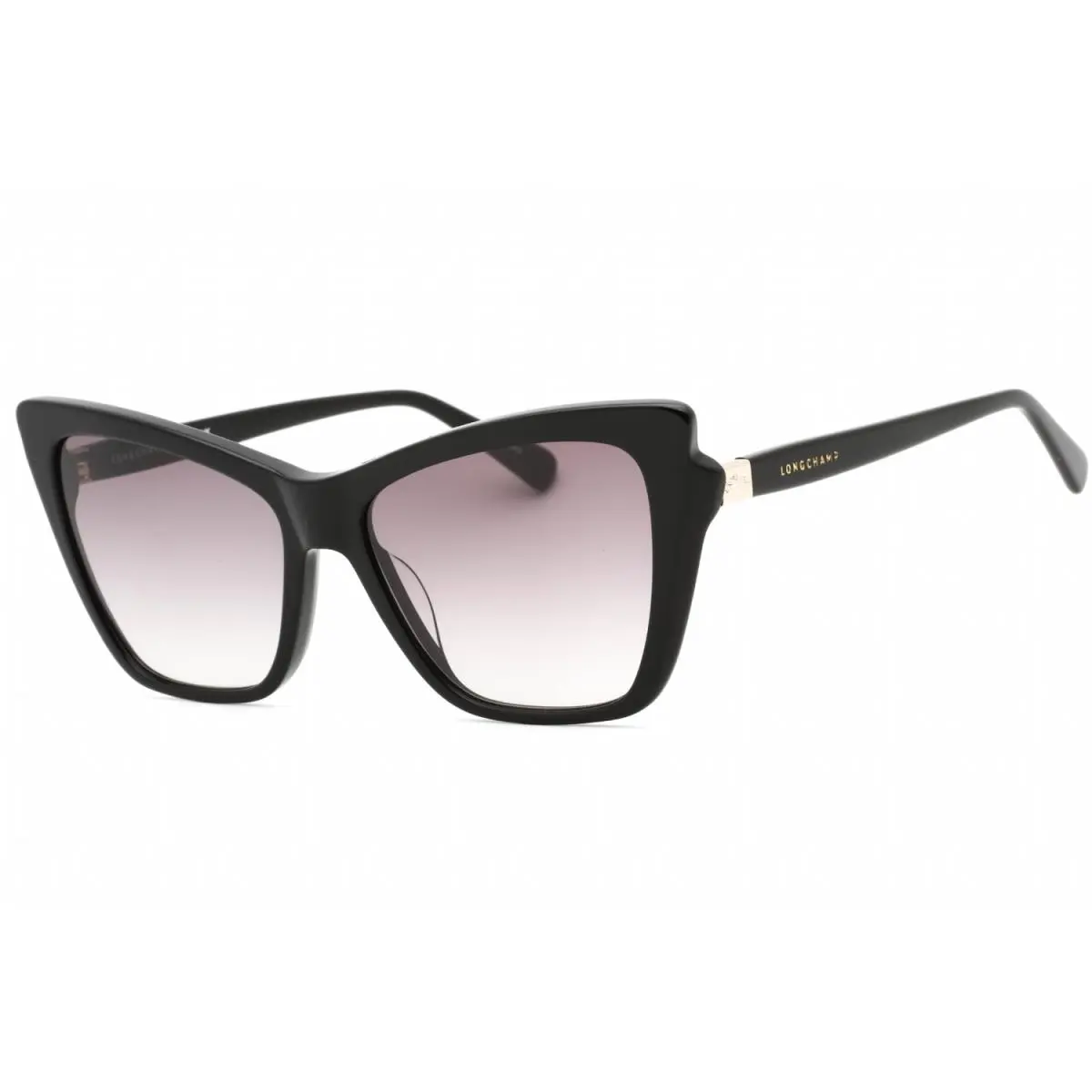 Longchamp LO669S 001 Sunglasses Black Frame Grey Gradient Lenses 56mm