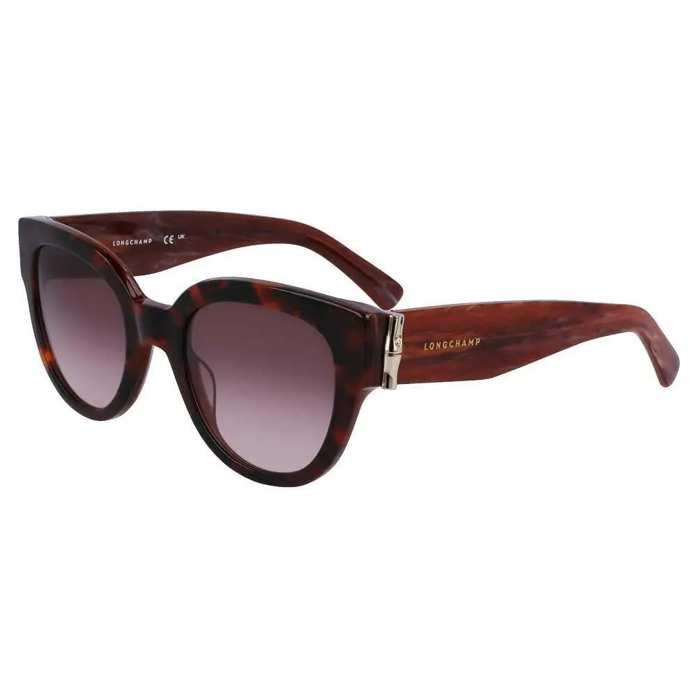LO-733S 230 Havana Sunglasses with Brown Gradient Lenses by Longchamp