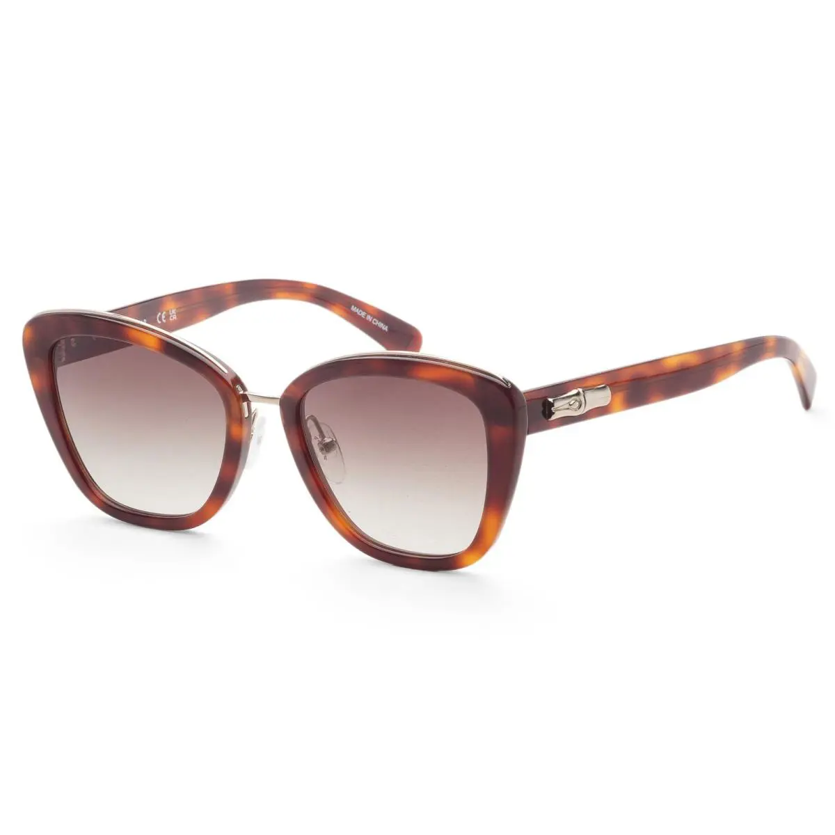 Women`s Fashion 53 mm Havana Sunglasses LO687S-214 by Longchamp