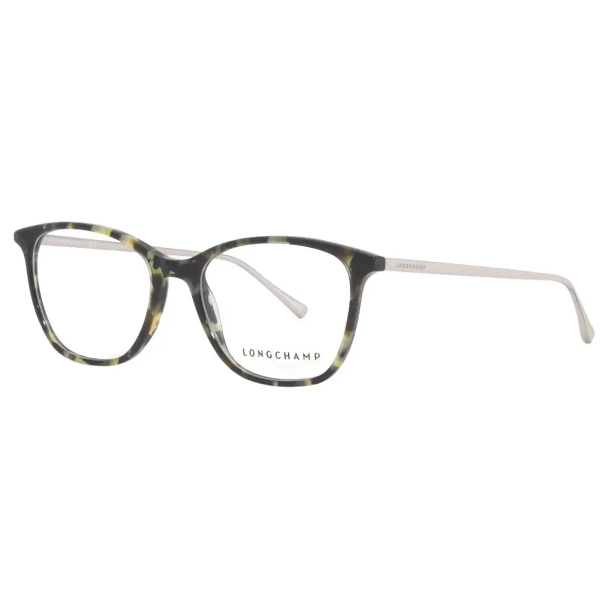 Longchamp LO2606 215 Eyeglasses Frame Women`s Havana/green Full Rim Cat Eye 51mm