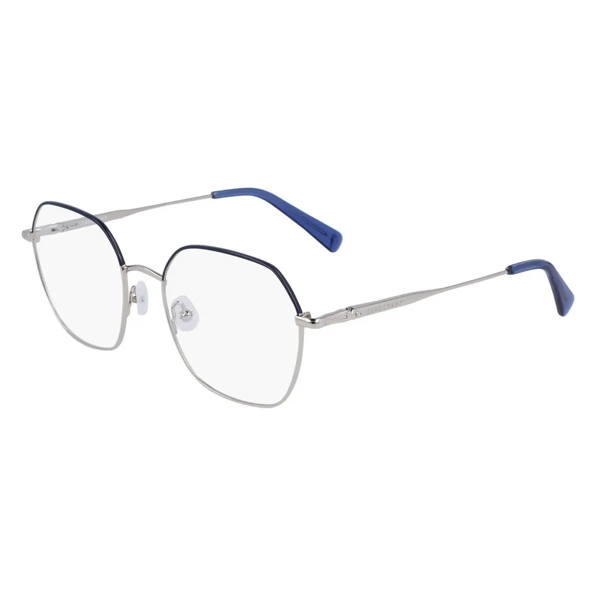 LO2152 Silver Blue 042 Eyeglasses by Longchamp