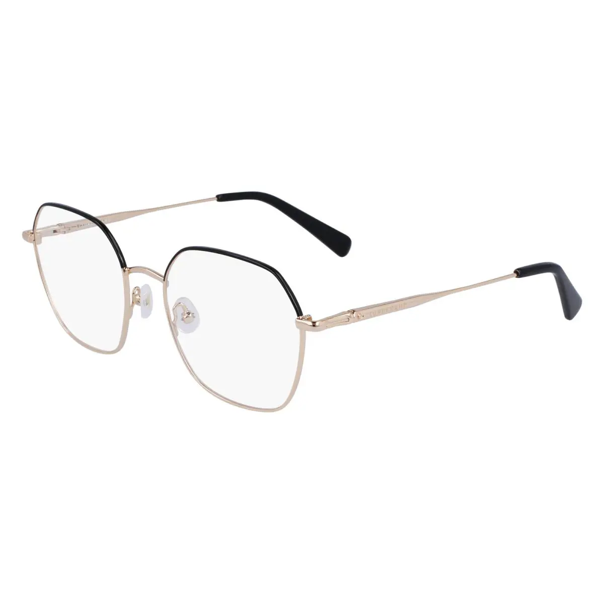 LO2152 Gold Black 728 Eyeglasses by Longchamp