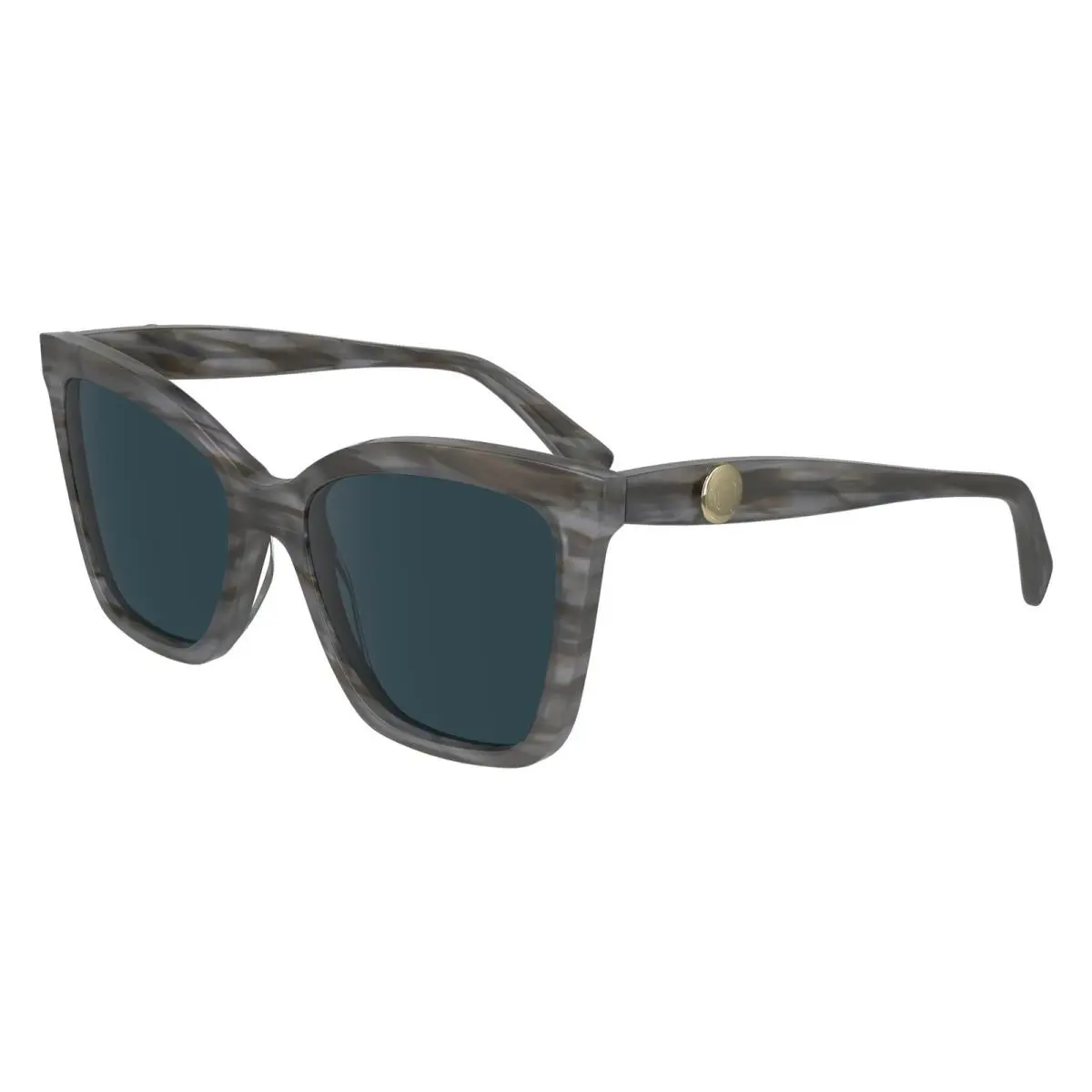 LO 742 S Striped Grey 036 Size 54 Sunglasses by Longchamp