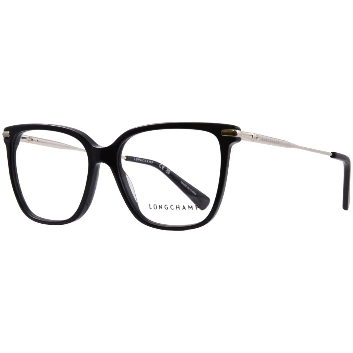 Longchamp LO2751 001 Eyeglasses Women`s Black Full Rim Rectangle Shape 54mm - Frame: Black