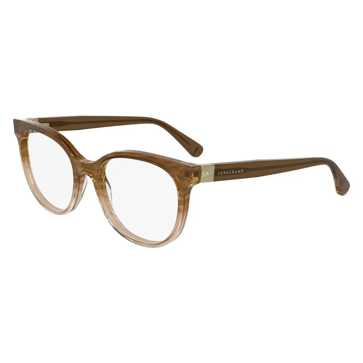 Longchamp LO 2756 Striped Brown 211 Size 52 Eyeglasses