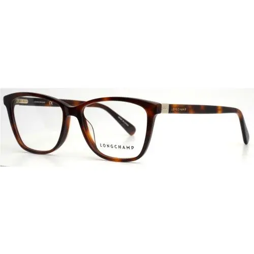 Longchamp LO2659 214 Havana Womens Semi Cat Eye Eyeglasses 51-14-140 B:40 A
