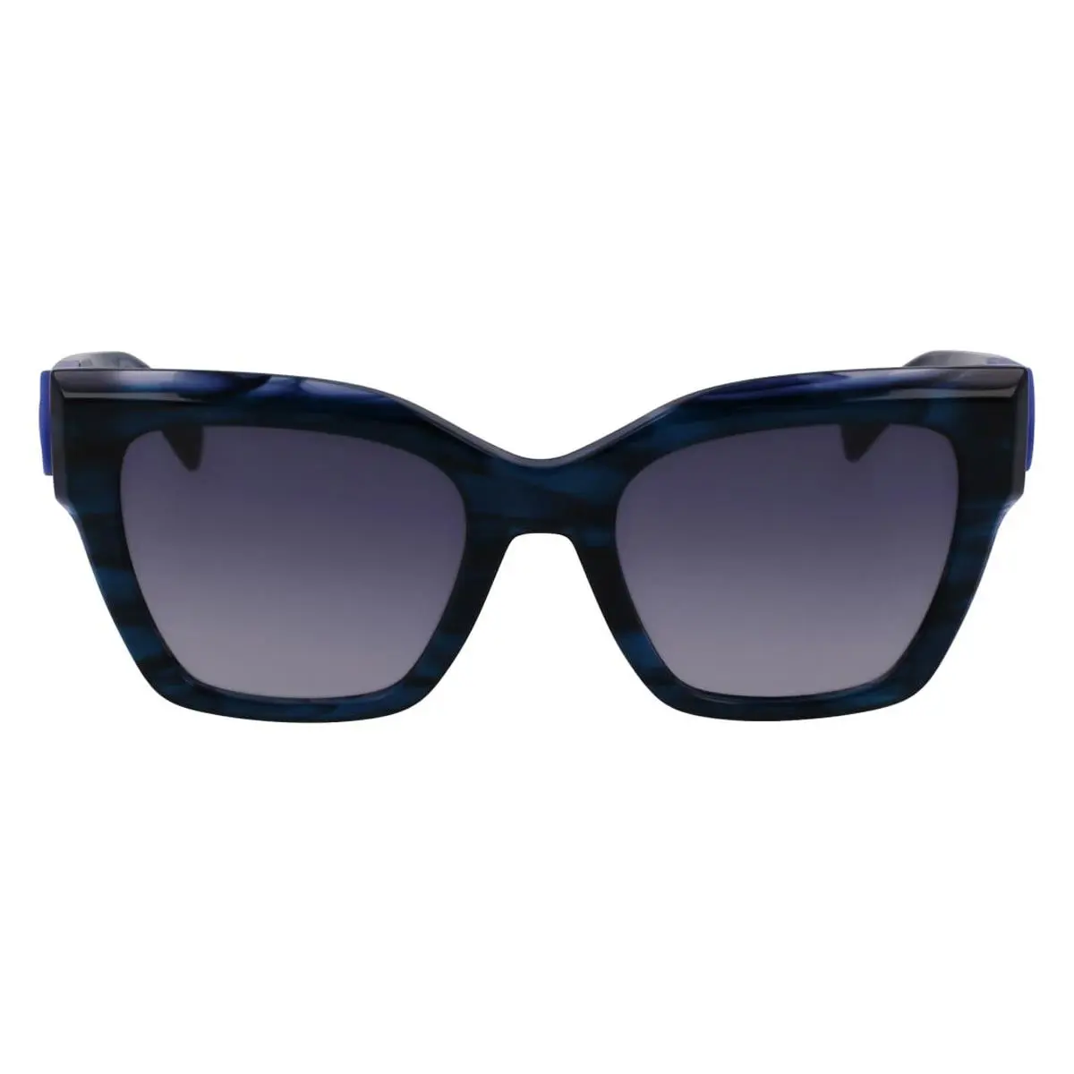 Longchamp LO762S Sunglasses Female Striped Blue 52mm