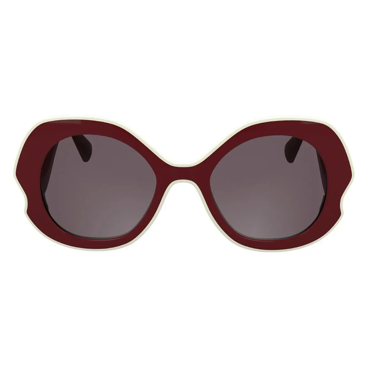 LO780S Sunglasses Female Burgundy 52mm by Longchamp