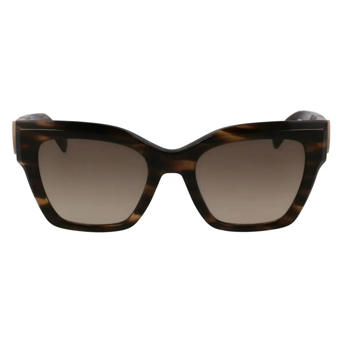 Longchamp LO762S Sunglasses Female Striped Green 52mm